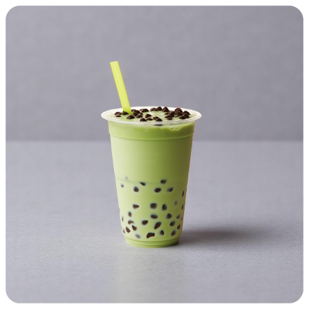 Yeşil Elmalı Bubble Tea