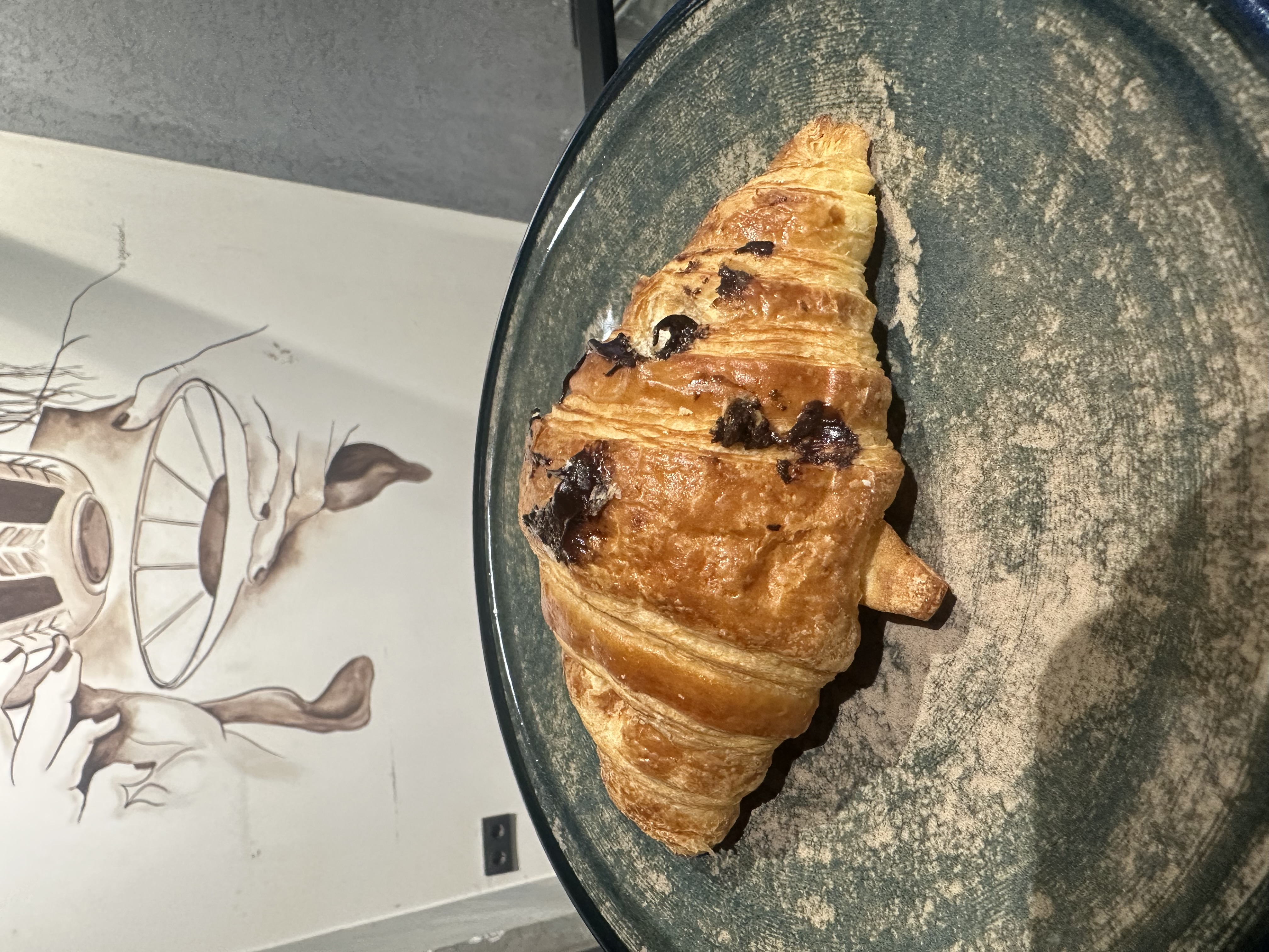 Cıkolatalı kruvasan