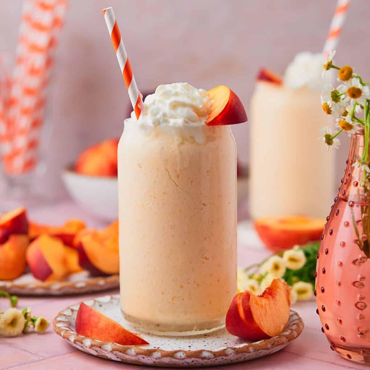 Şeftalili Milkshake