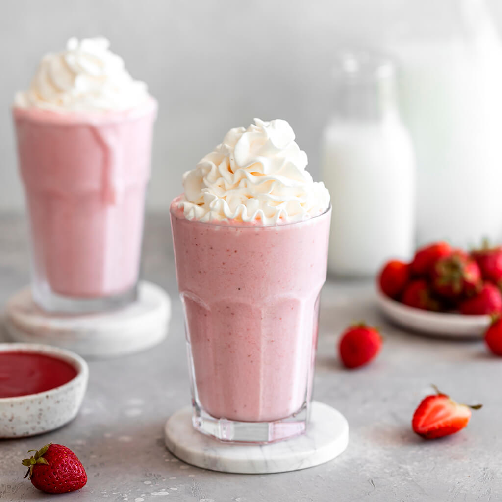 Çilekli Frappe